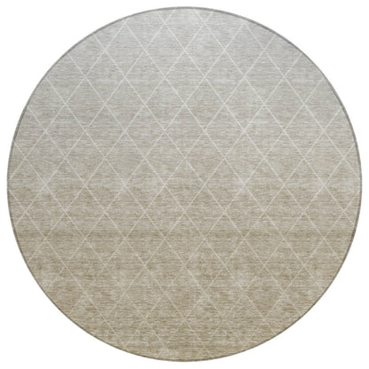 LOOMLAN Rugs Soleya Brown Washable Indoor-Outdoor Rug