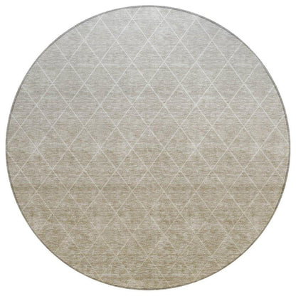 LOOMLAN Rugs Soleya Brown Washable Indoor-Outdoor Rug