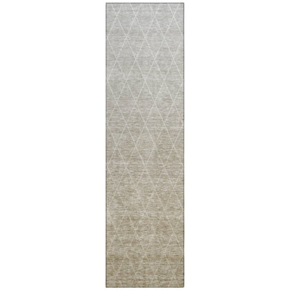 LOOMLAN Rugs Soleya Brown Washable Indoor-Outdoor Rug