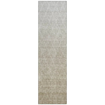 LOOMLAN Rugs Soleya Brown Washable Indoor-Outdoor Rug