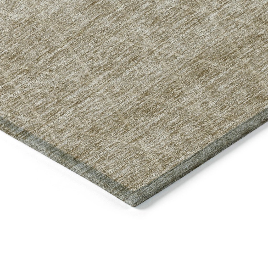 LOOMLAN Rugs Soleya Brown Washable Indoor-Outdoor Rug