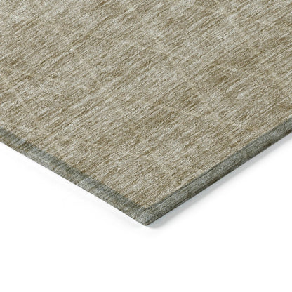LOOMLAN Rugs Soleya Brown Washable Indoor-Outdoor Rug