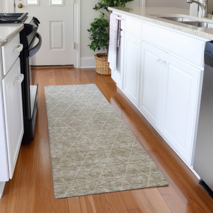 LOOMLAN Rugs Soleya Brown Washable Indoor-Outdoor Rug