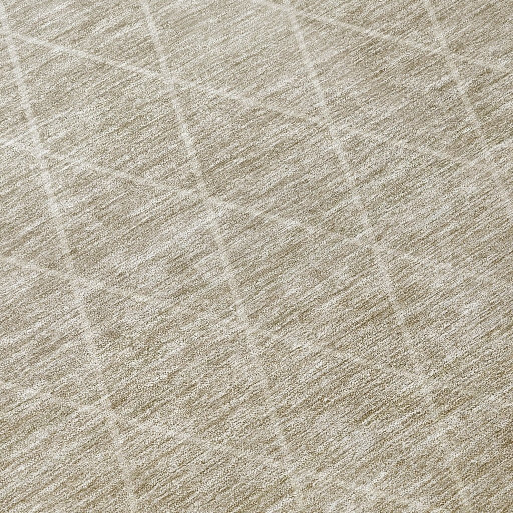 LOOMLAN Rugs Soleya Brown Washable Indoor-Outdoor Rug