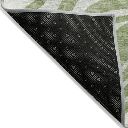 LOOMLAN Rugs Solstice Aloe Washable Indoor-Outdoor Rug