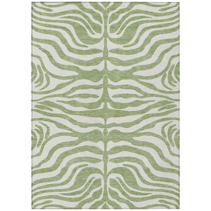 LOOMLAN Rugs Solstice Aloe Washable Indoor-Outdoor Rug