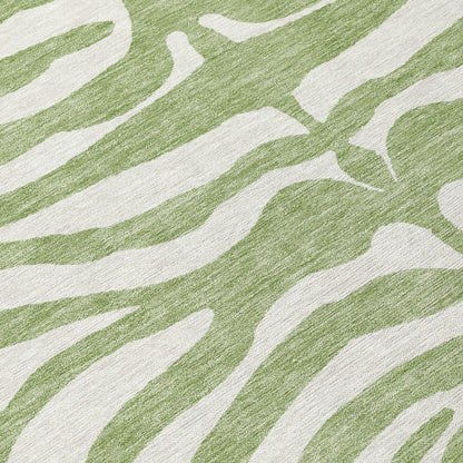 LOOMLAN Rugs Solstice Aloe Washable Indoor-Outdoor Rug