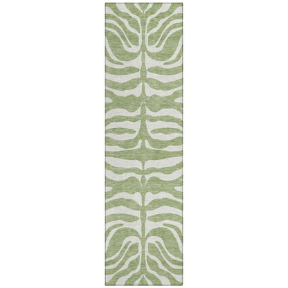 LOOMLAN Rugs Solstice Aloe Washable Indoor-Outdoor Rug