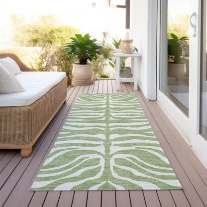 LOOMLAN Rugs Solstice Aloe Washable Indoor-Outdoor Rug