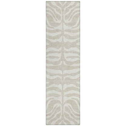 LOOMLAN Rugs Solstice Beige Washable Indoor-Outdoor Rug