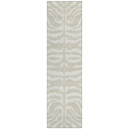 LOOMLAN Rugs Solstice Beige Washable Indoor-Outdoor Rug
