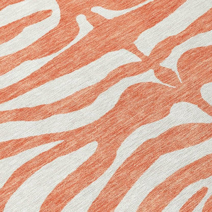 Solstice Coral Washable Indoor - Outdoor Rug - LOOMLAN - LOOMLAN Rugs - Outdoor Rugs