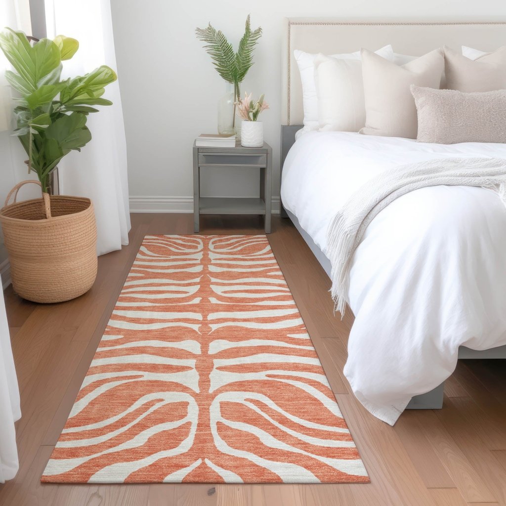 Solstice Coral Washable Indoor - Outdoor Rug - LOOMLAN - LOOMLAN Rugs - Outdoor Rugs