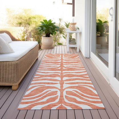 Solstice Coral Washable Indoor - Outdoor Rug - LOOMLAN - LOOMLAN Rugs - Outdoor Rugs