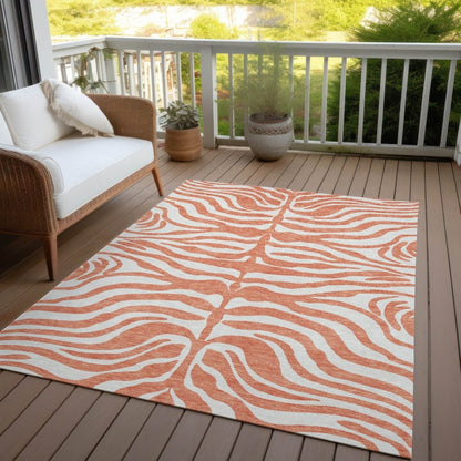 Solstice Coral Washable Indoor - Outdoor Rug - LOOMLAN - LOOMLAN Rugs - Outdoor Rugs