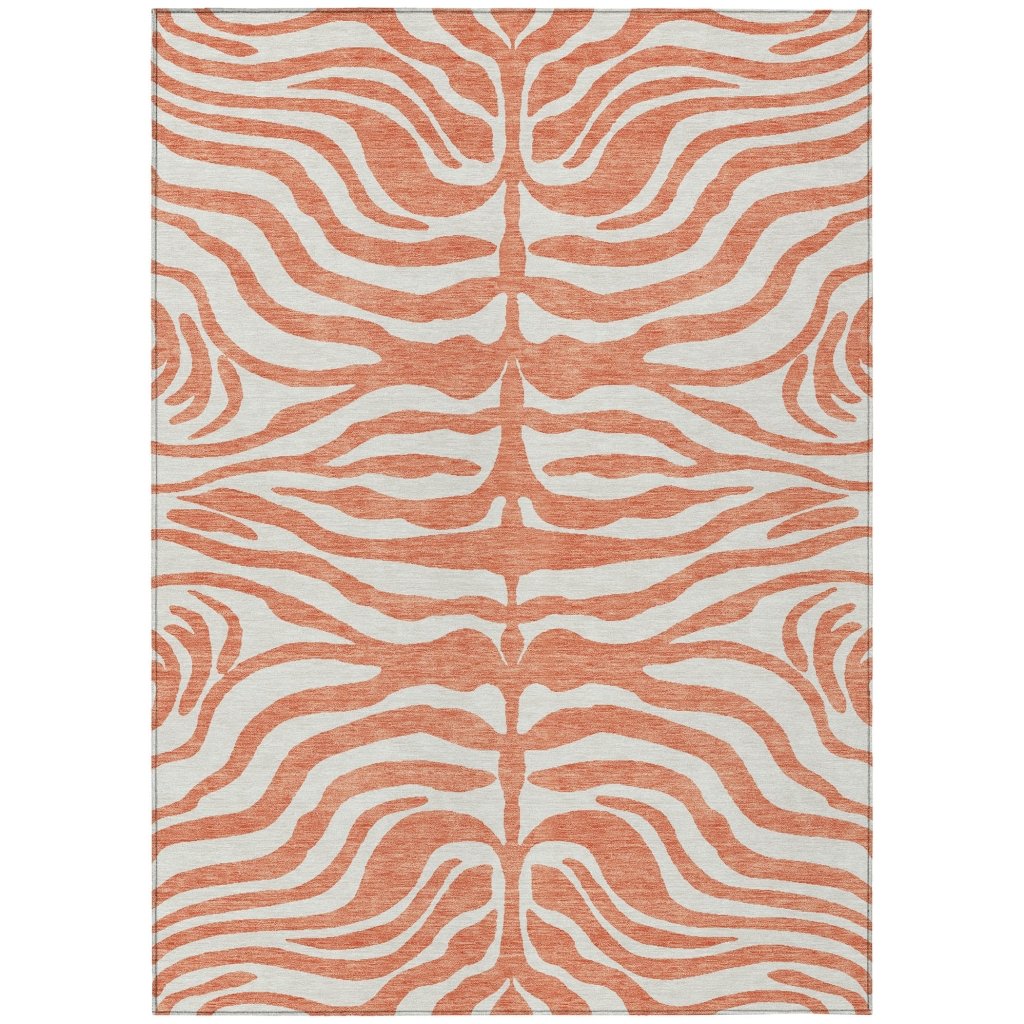 Solstice Coral Washable Indoor - Outdoor Rug - LOOMLAN - LOOMLAN Rugs - Outdoor Rugs