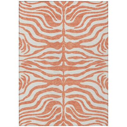 Solstice Coral Washable Indoor - Outdoor Rug - LOOMLAN - LOOMLAN Rugs - Outdoor Rugs