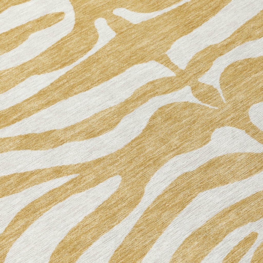 LOOMLAN Rugs Solstice Gold Washable Indoor-Outdoor Rug