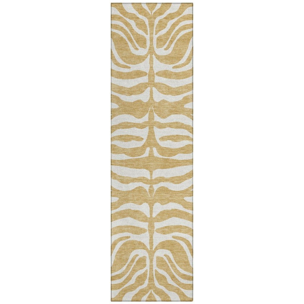 LOOMLAN Rugs Solstice Gold Washable Indoor-Outdoor Rug