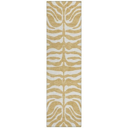 LOOMLAN Rugs Solstice Gold Washable Indoor-Outdoor Rug