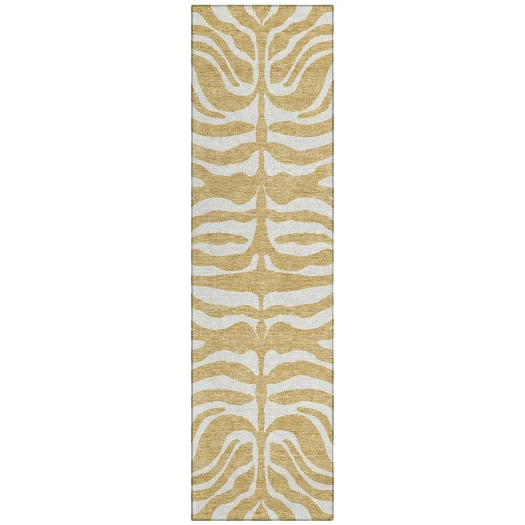 LOOMLAN Rugs Solstice Gold Washable Indoor-Outdoor Rug