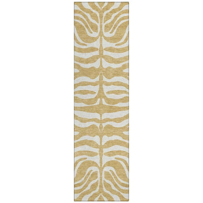 LOOMLAN Rugs Solstice Gold Washable Indoor-Outdoor Rug