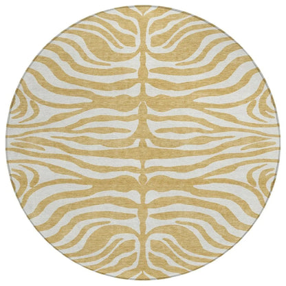 LOOMLAN Rugs Solstice Gold Washable Indoor-Outdoor Rug