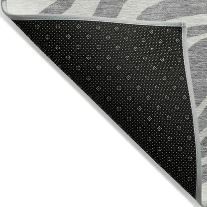 LOOMLAN Rugs Solstice Gray Washable Indoor-Outdoor Rug