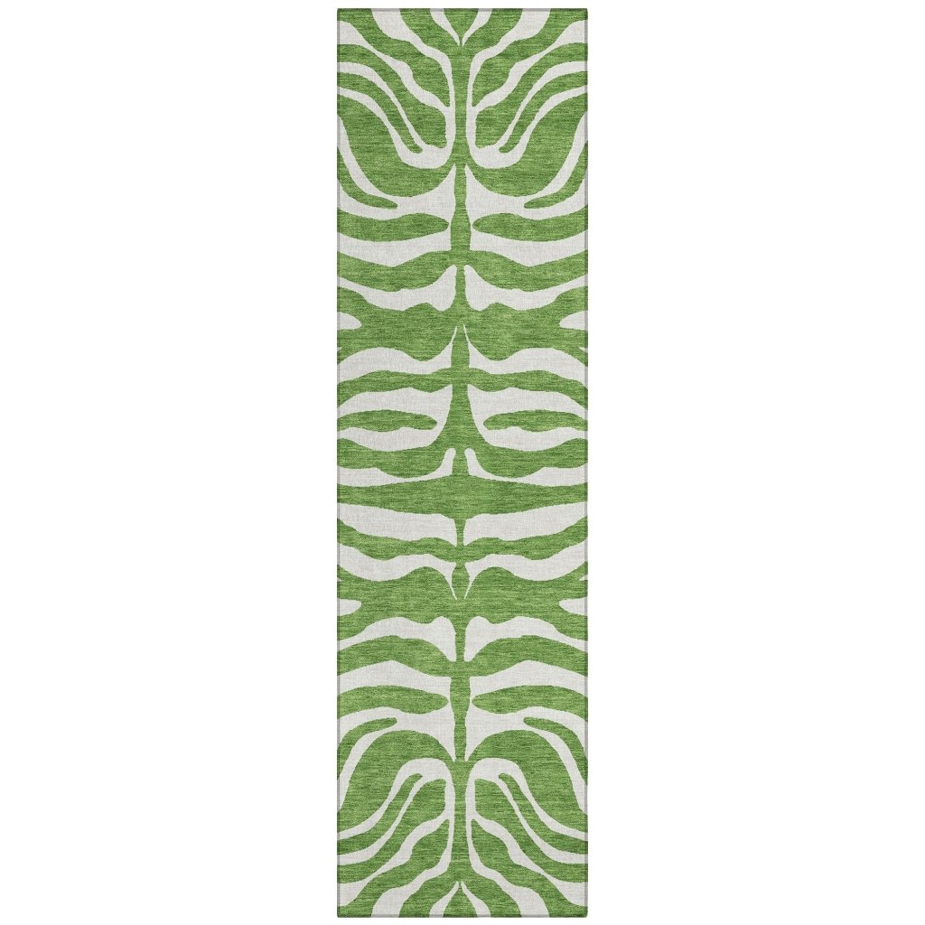 LOOMLAN Rugs Solstice Green Washable Indoor-Outdoor Rug