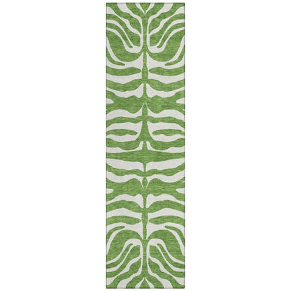 LOOMLAN Rugs Solstice Green Washable Indoor-Outdoor Rug
