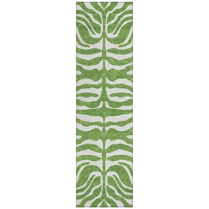 LOOMLAN Rugs Solstice Green Washable Indoor-Outdoor Rug