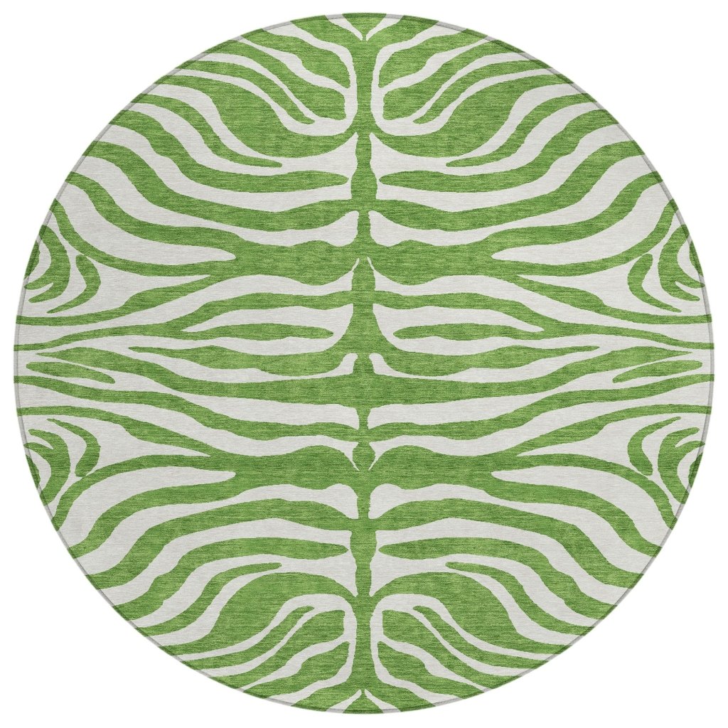 LOOMLAN Rugs Solstice Green Washable Indoor-Outdoor Rug