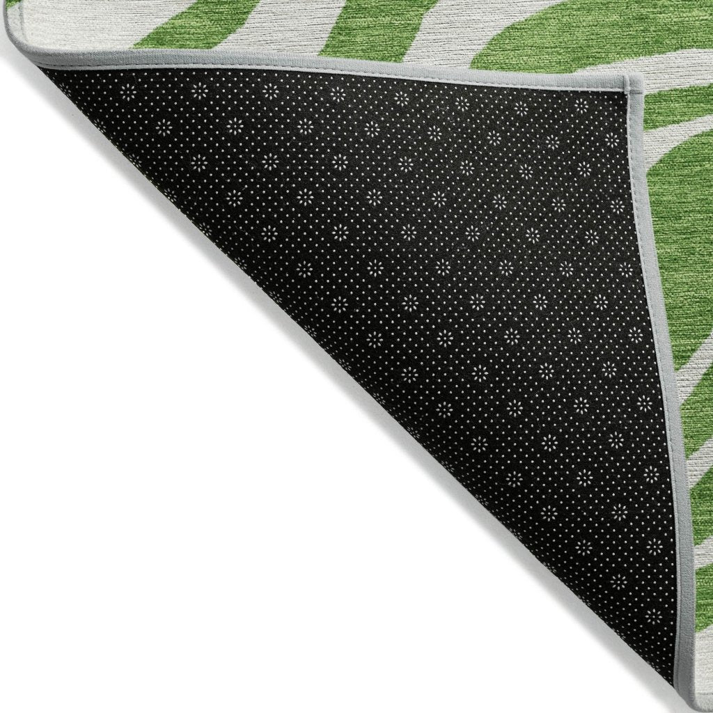 LOOMLAN Rugs Solstice Green Washable Indoor-Outdoor Rug