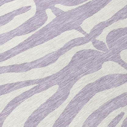 LOOMLAN Rugs Solstice Purple Washable Indoor-Outdoor Rug