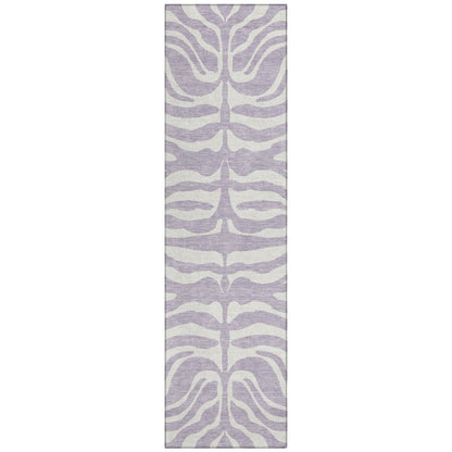 LOOMLAN Rugs Solstice Purple Washable Indoor-Outdoor Rug