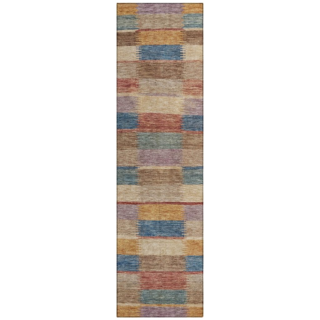 LOOMLAN Rugs Solvia Beige Washable Indoor-Outdoor Rug