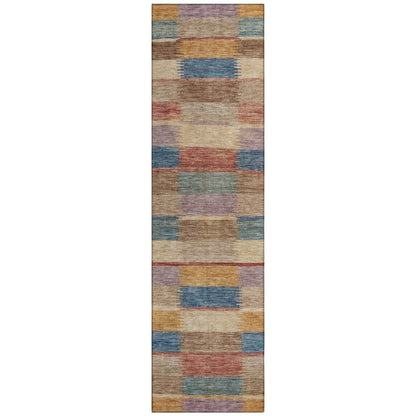 LOOMLAN Rugs Solvia Beige Washable Indoor-Outdoor Rug