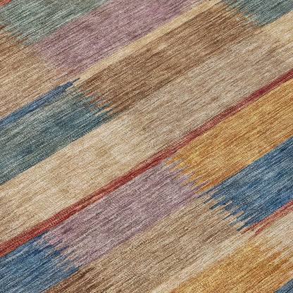 LOOMLAN Rugs Solvia Beige Washable Indoor-Outdoor Rug