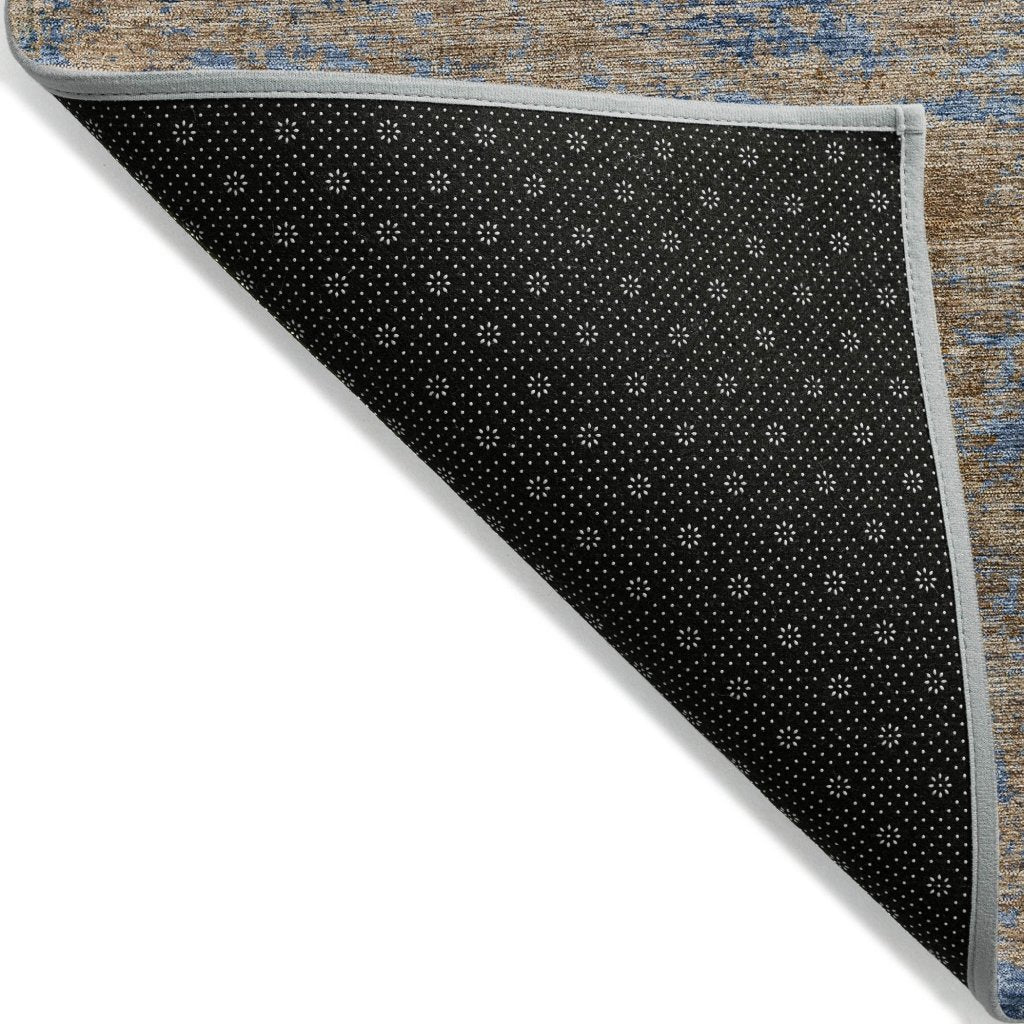 LOOMLAN Rugs Sonata Blue Washable Indoor-Outdoor Rug