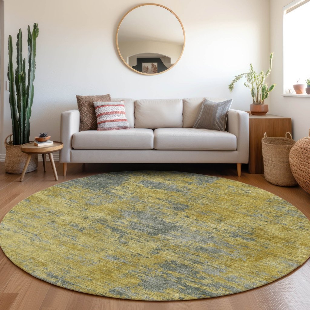 LOOMLAN Rugs Sonata Gold Washable Indoor-Outdoor Rug