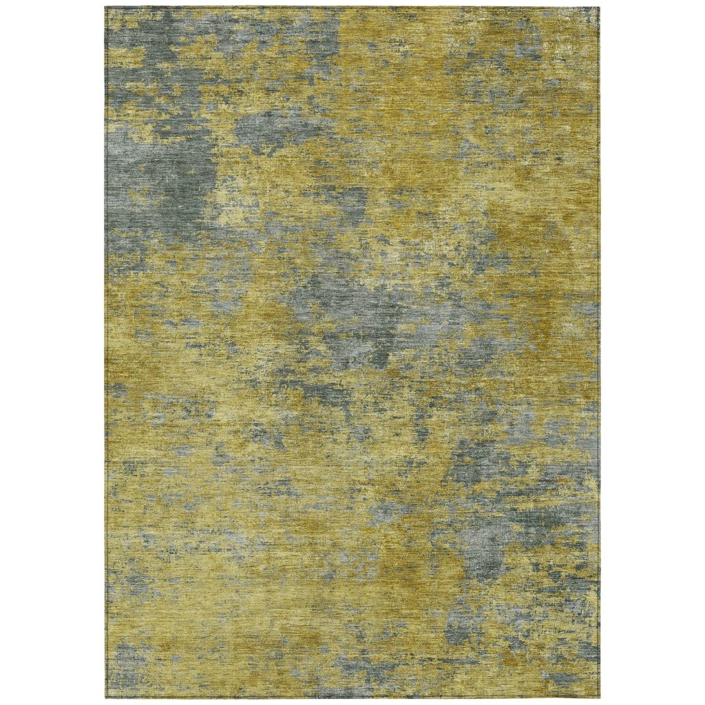 LOOMLAN Rugs Sonata Gold Washable Indoor-Outdoor Rug