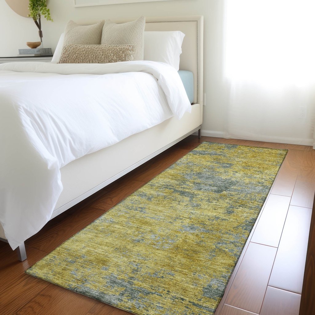 LOOMLAN Rugs Sonata Gold Washable Indoor-Outdoor Rug