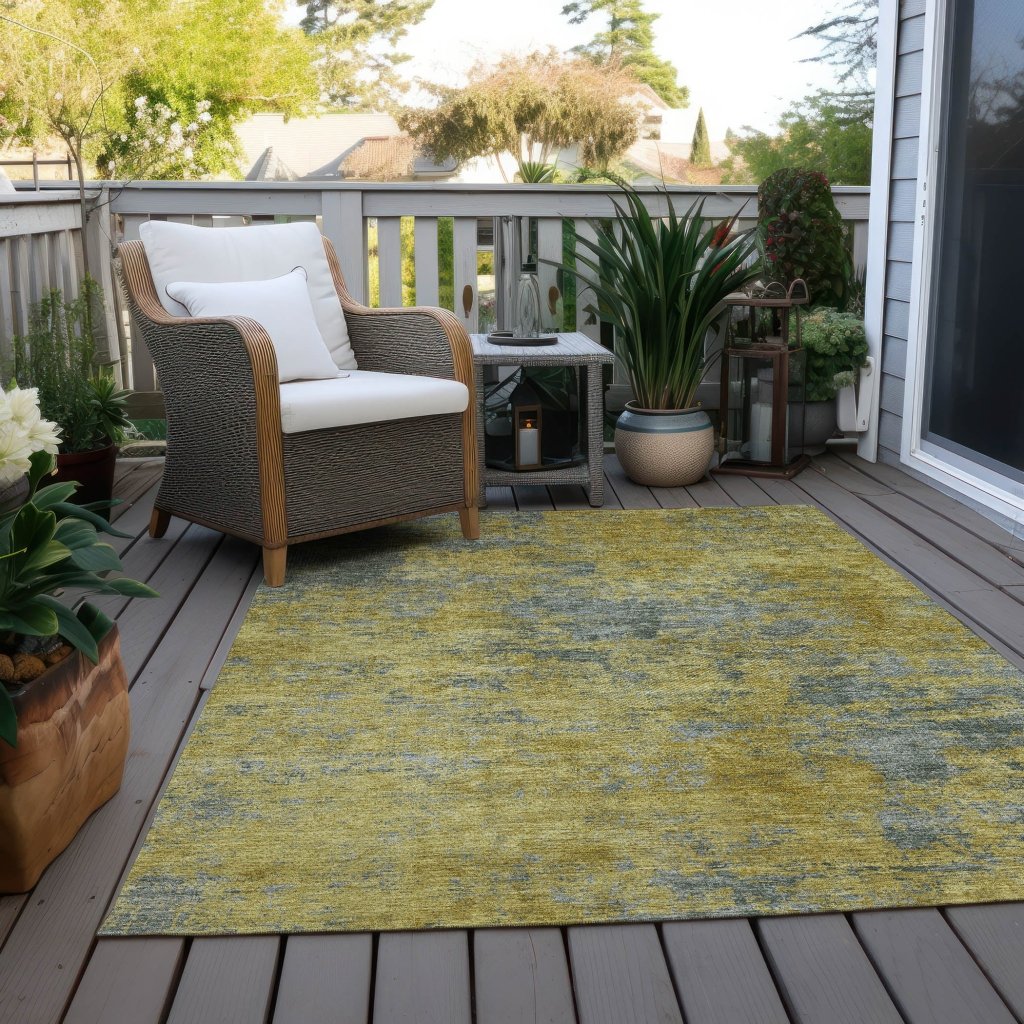 LOOMLAN Rugs Sonata Gold Washable Indoor-Outdoor Rug