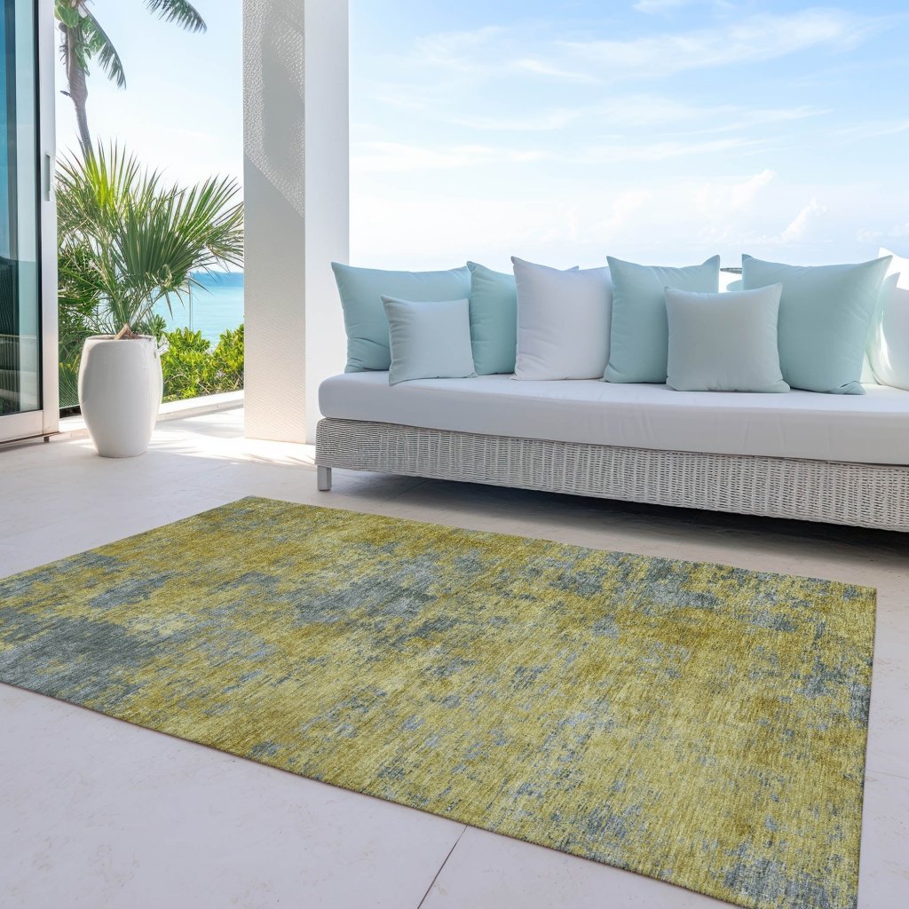 LOOMLAN Rugs Sonata Gold Washable Indoor-Outdoor Rug