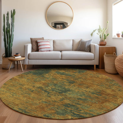 LOOMLAN Rugs Sonata Orange Washable Indoor-Outdoor Rug