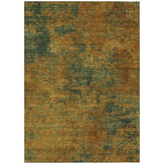 LOOMLAN Rugs Sonata Orange Washable Indoor-Outdoor Rug