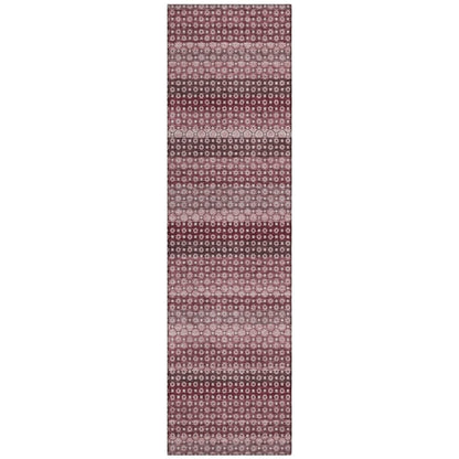 LOOMLAN Rugs Sonava Red Washable Indoor-Outdoor Rug