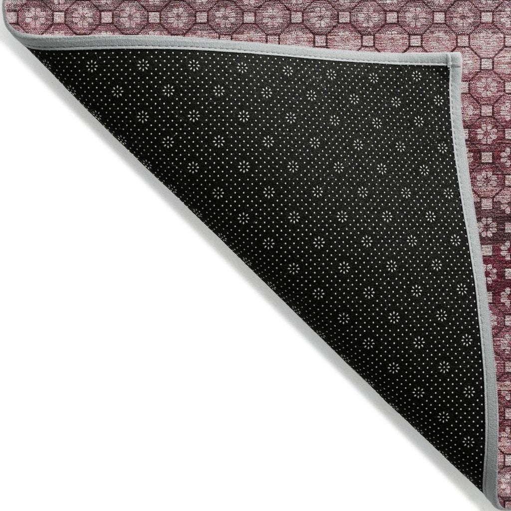 LOOMLAN Rugs Sonava Red Washable Indoor-Outdoor Rug