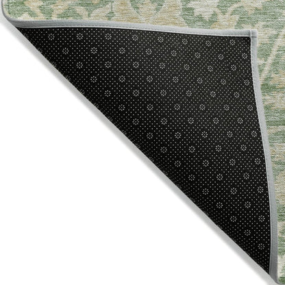 LOOMLAN Rugs Sonnet Green Washable Indoor-Outdoor Rug