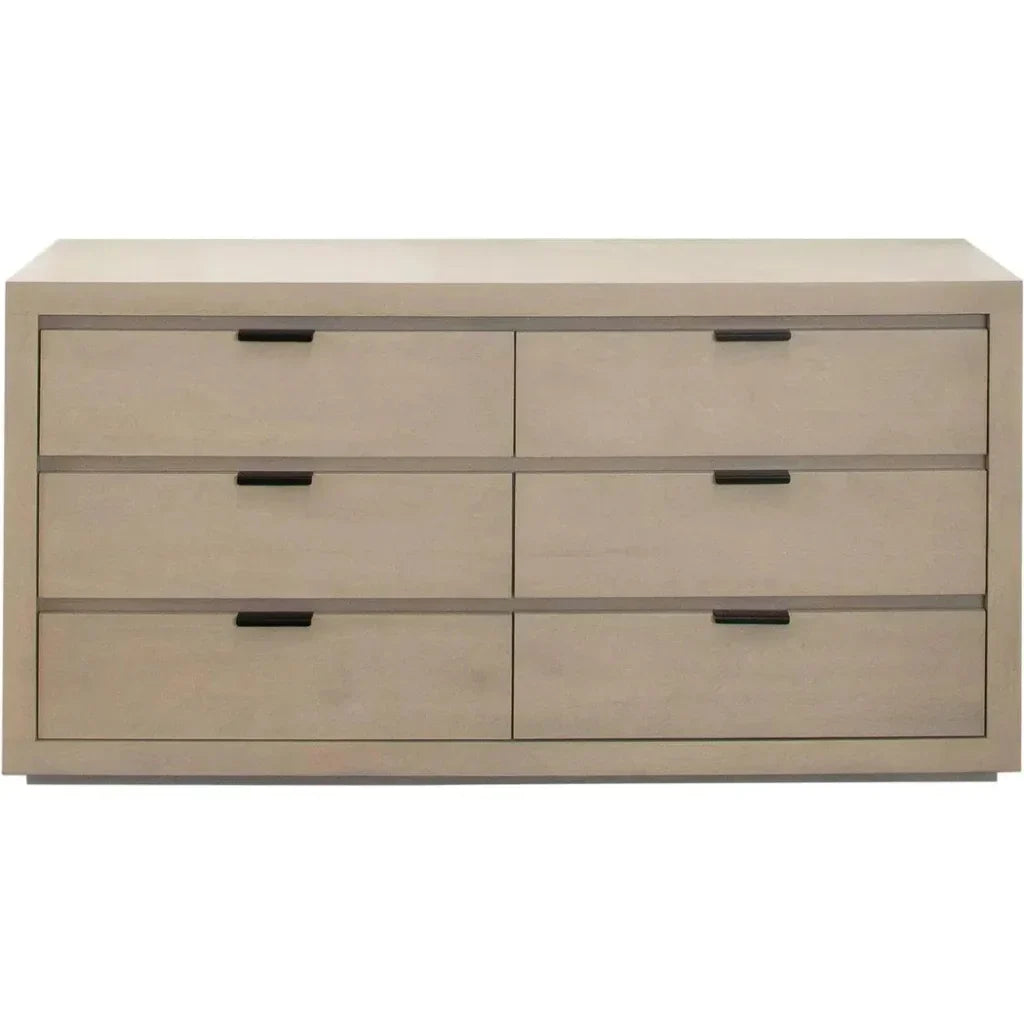Diamond Sofa Sonoma Natural Wood 6-Drawer Dresser